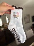 Pilates & Coffee Grip Socks