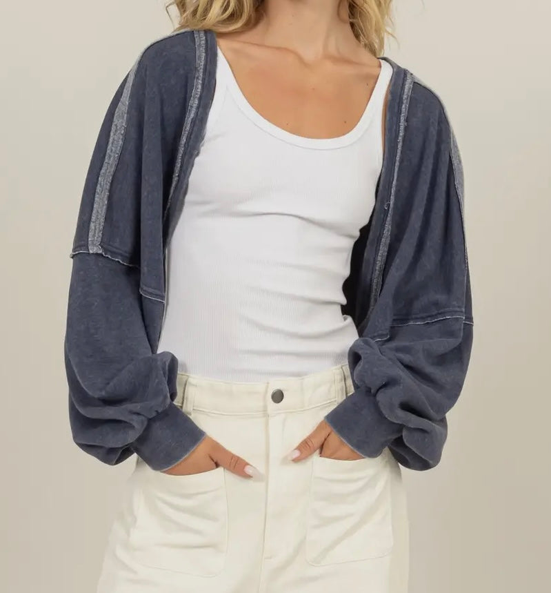 CROPPED BOLERO SHRUG