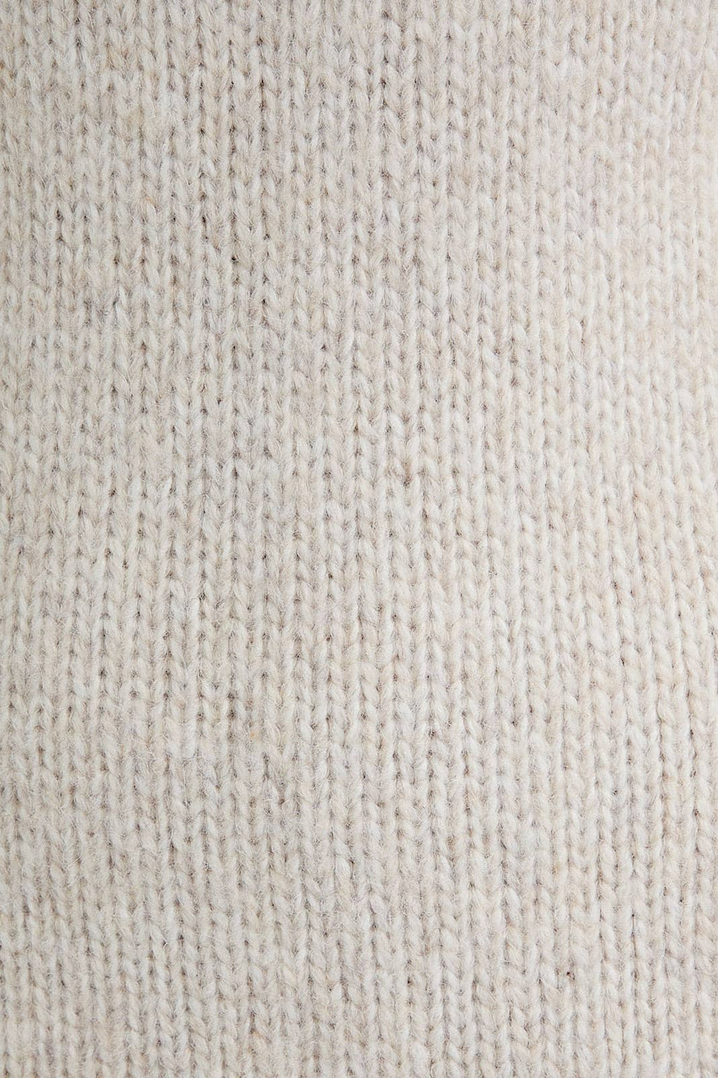 SLEEVELESS MOCK NECK CABLE SWEATER MINI DRESS