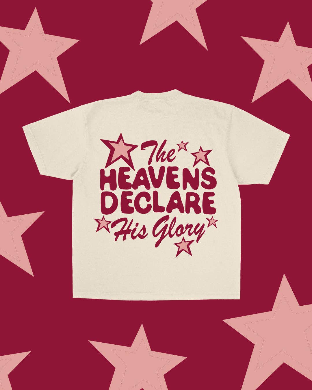 "HEAVENS DECLARE HIS GLORY" TEE