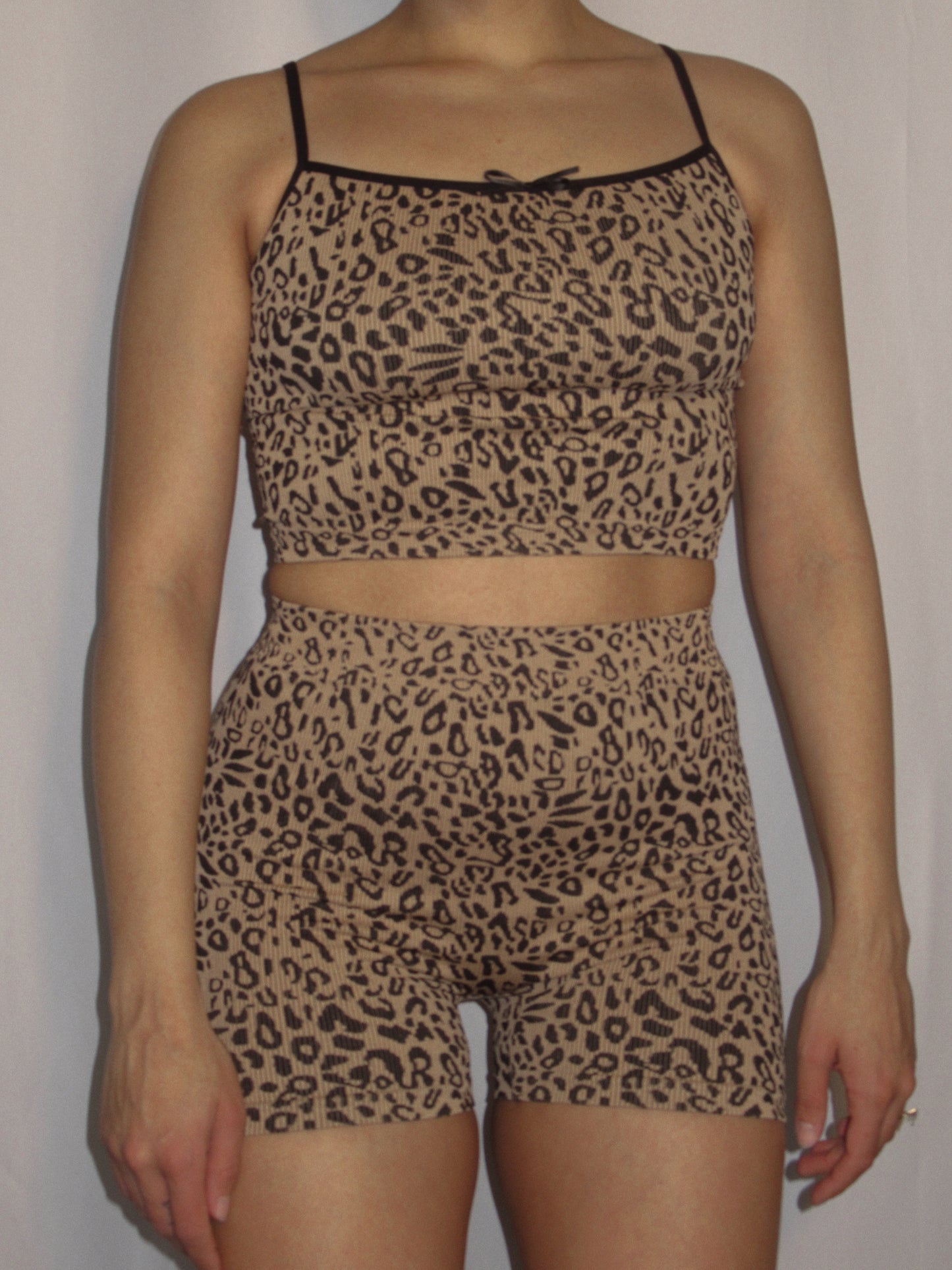 LEOPARD LOUNGE SET