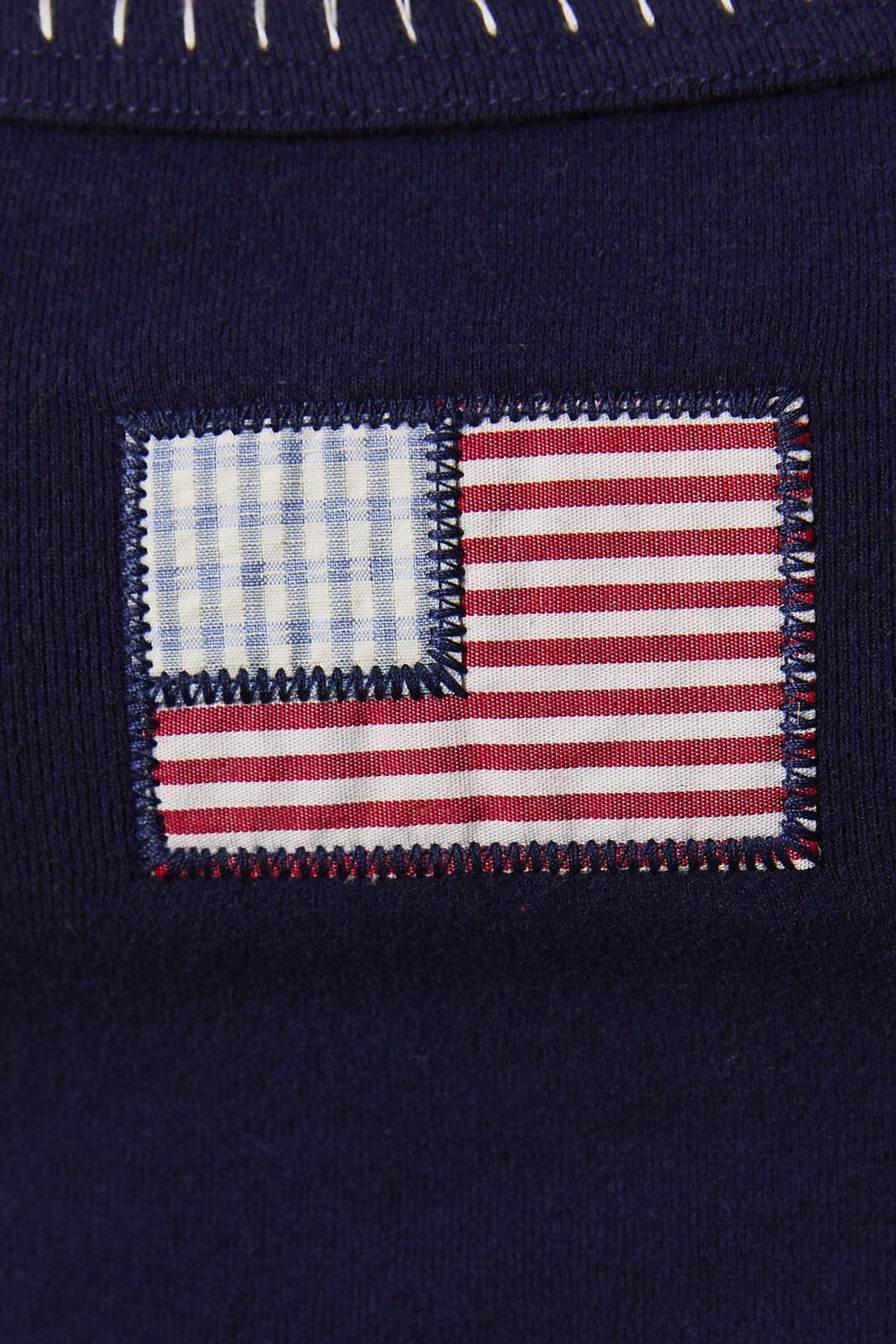 TANK TOP WITH AMERICAN FLAG ON FRONT