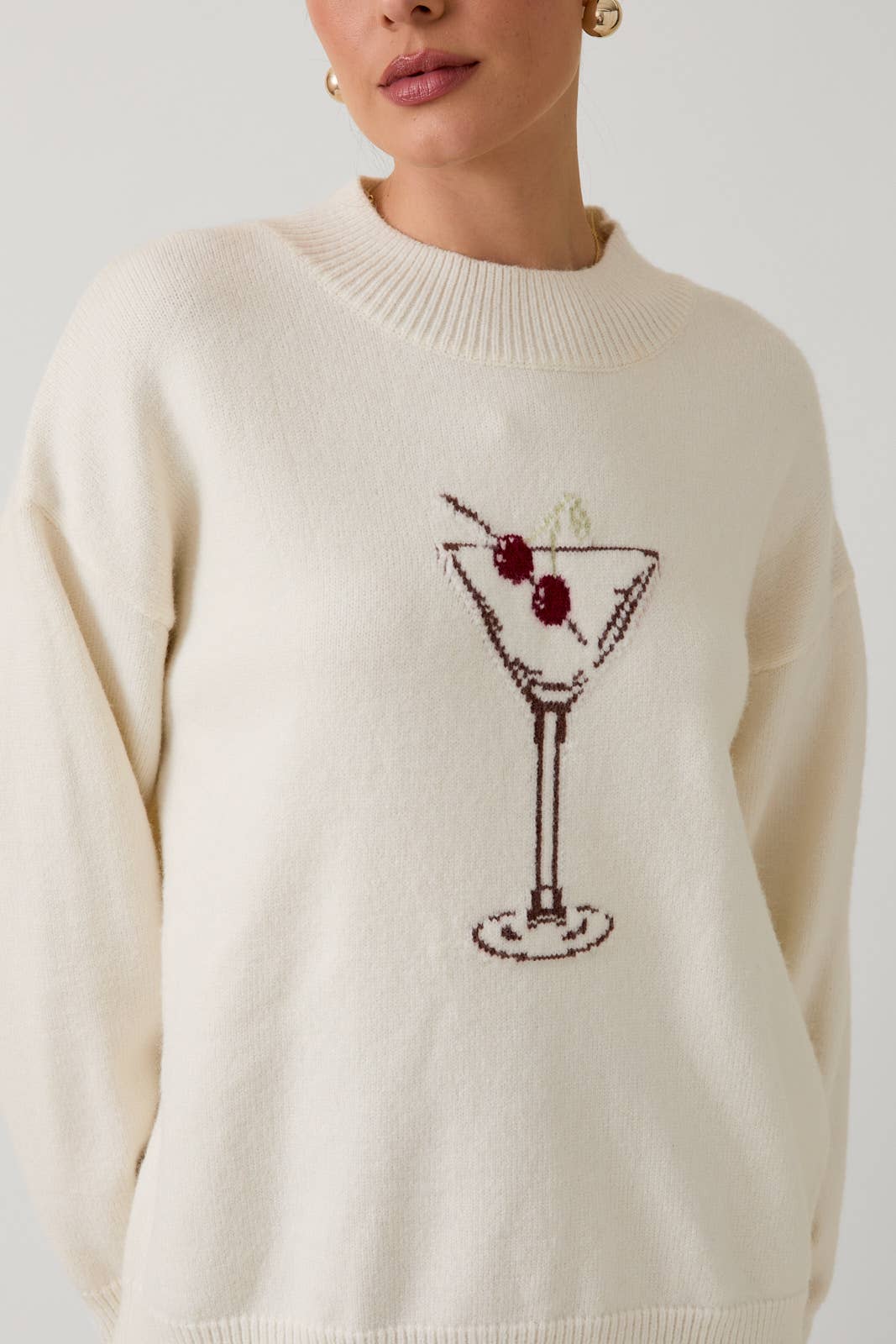 CHERRY MARTINI SWEATER