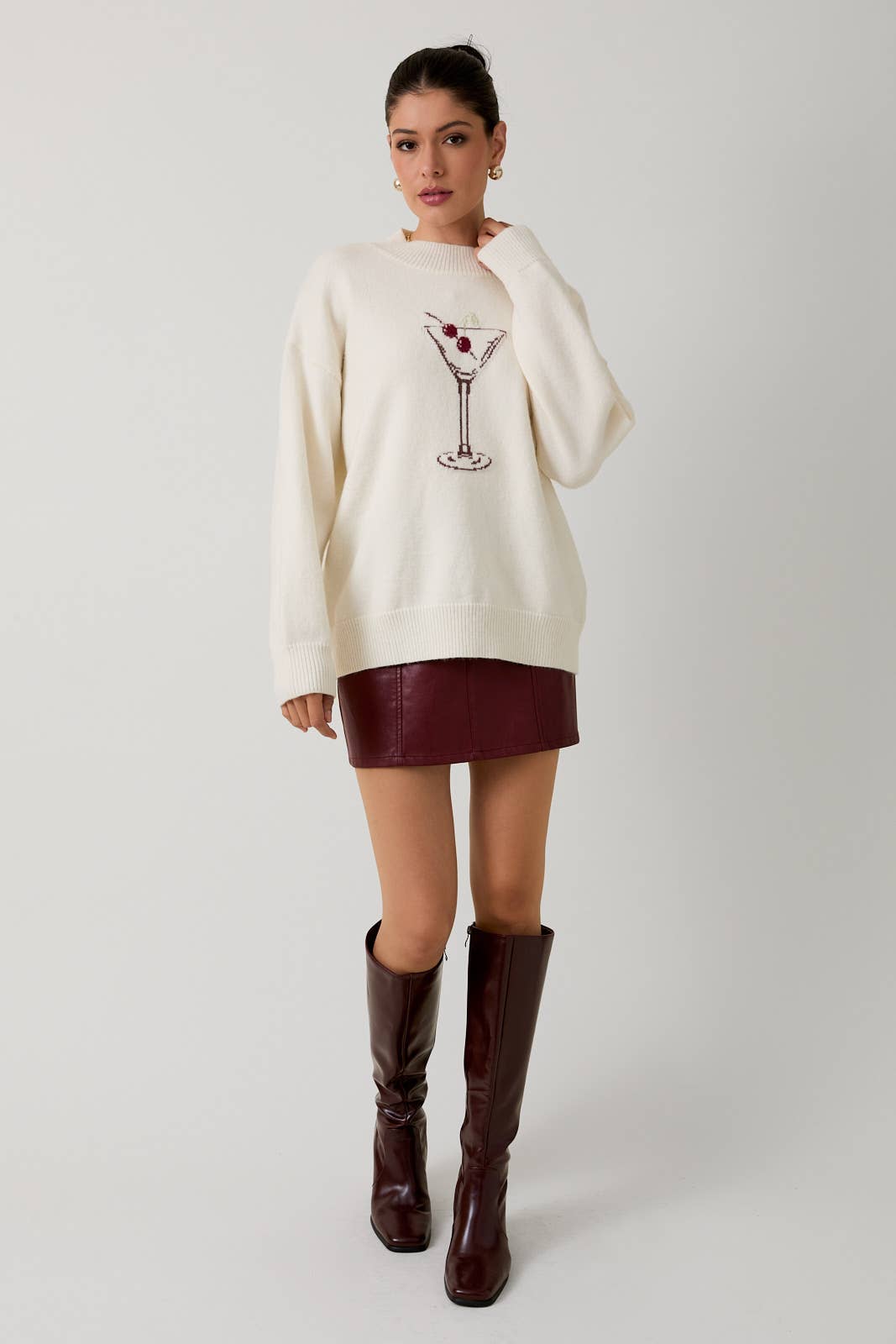 CHERRY MARTINI SWEATER
