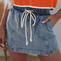 DENIM SKORT