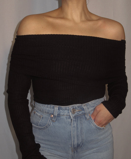 NORA KNIT OFF THE SHOULDER