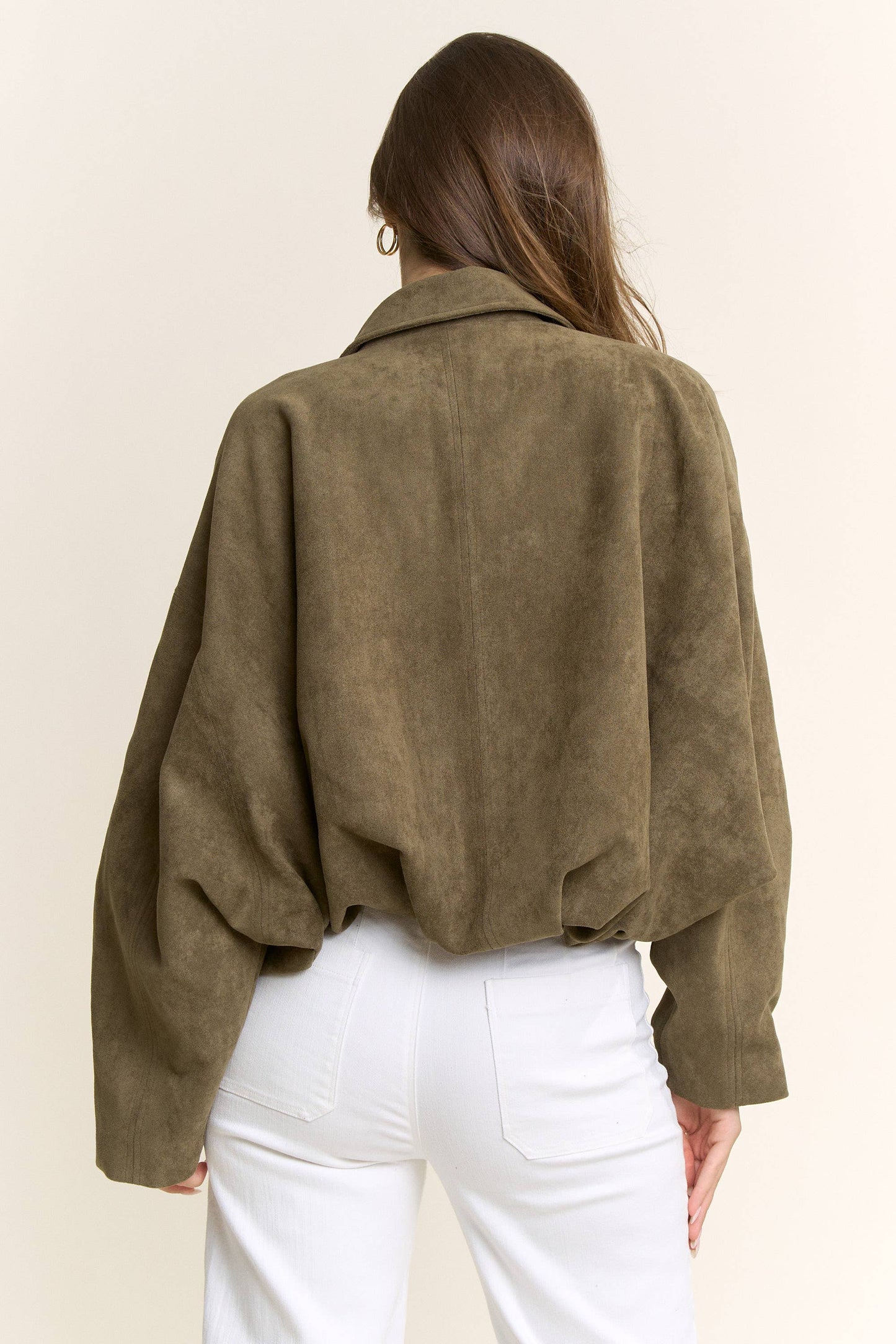 SUEDE BOMBER JACKET